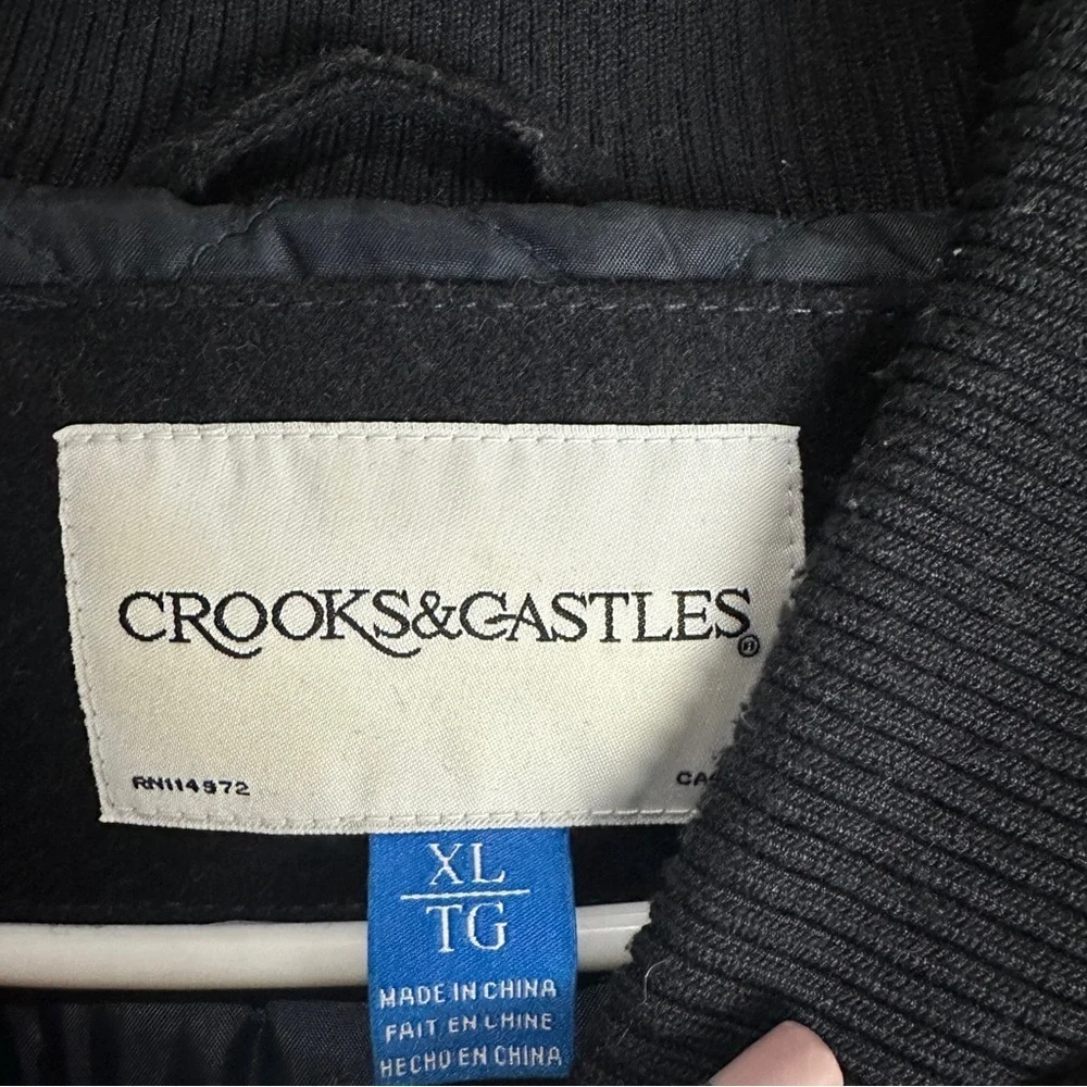 Crooks And Castles 2002 Trouble Maker Crew Vintage Jacket Size XL